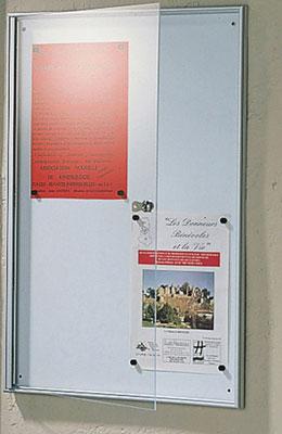 VITRINE EXTRA-PLATE 34 X 46 (2 A4) COLORIS NATUREL - MANUTAN COLLECTIVITÉS