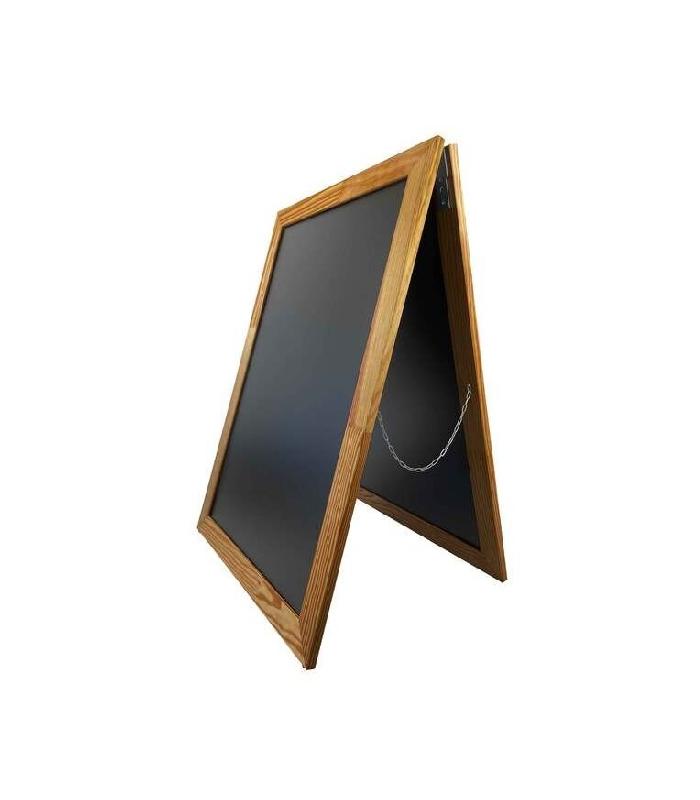 Panneau trottoir large - Dimension 1090 x 730 mm - Cadre bois PEFC - 6 coloris au choix - Utilisation intérieure et extérieure_0