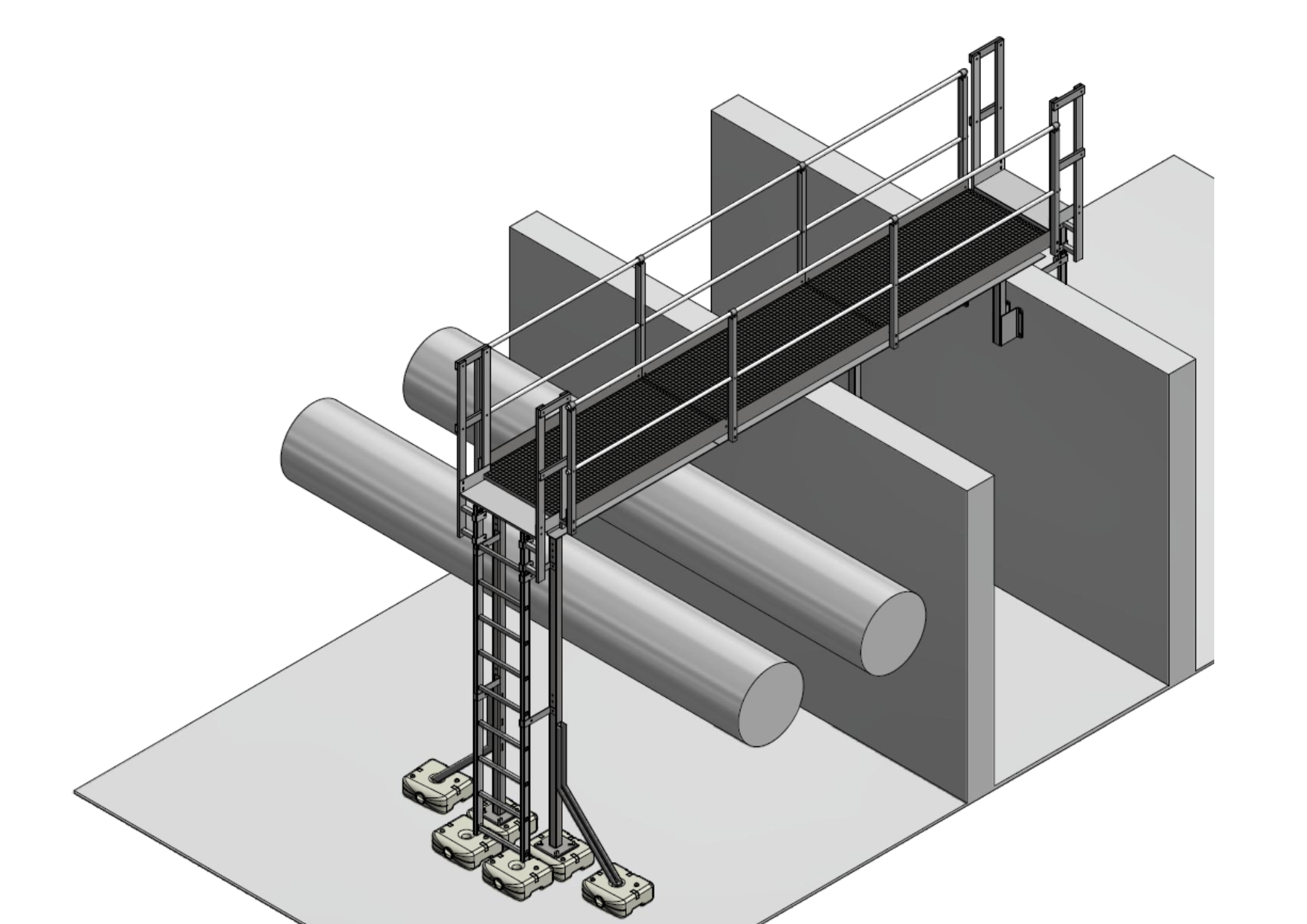 Plateforme et passerelle sur mesure - Solutions d'accès et de travail en hauteur sécurisées_0