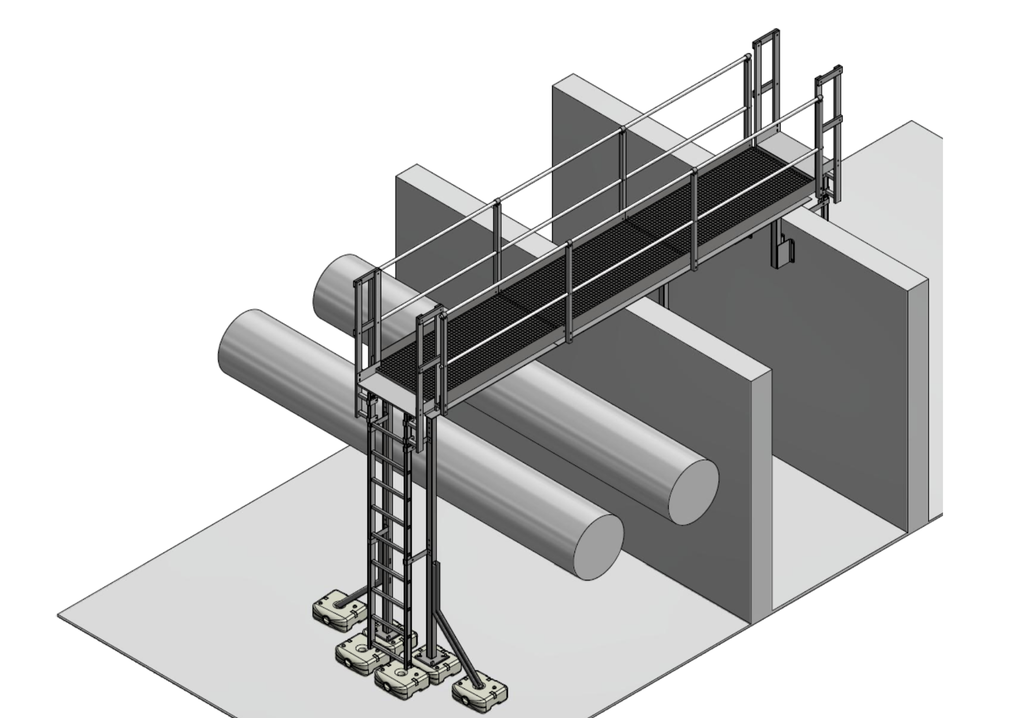 Plateforme et passerelle sur mesure pour les solutions d'accès et de travail en hauteur_0