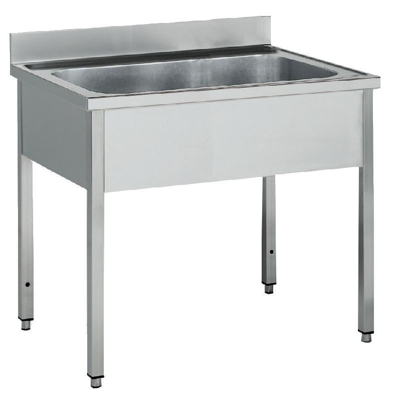 Plonge pâtissière inox - 1 bac - profondeur 700 mm pggn18_0