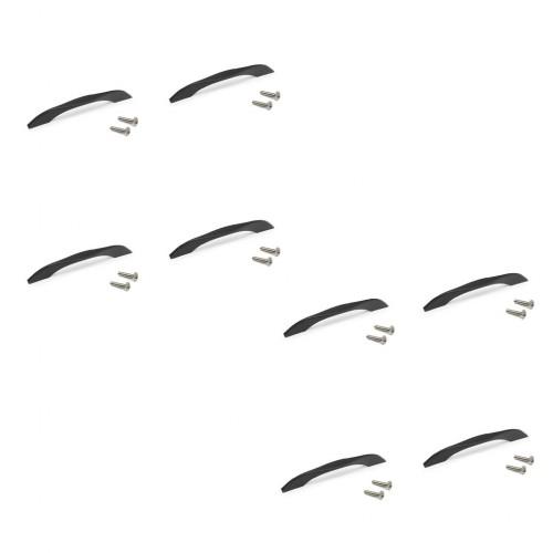 POIGNÉE DE MEUBLE VARNA - PAR 5 - ENTRAXE 160 MM - ZAMAK NOIR EMUCA