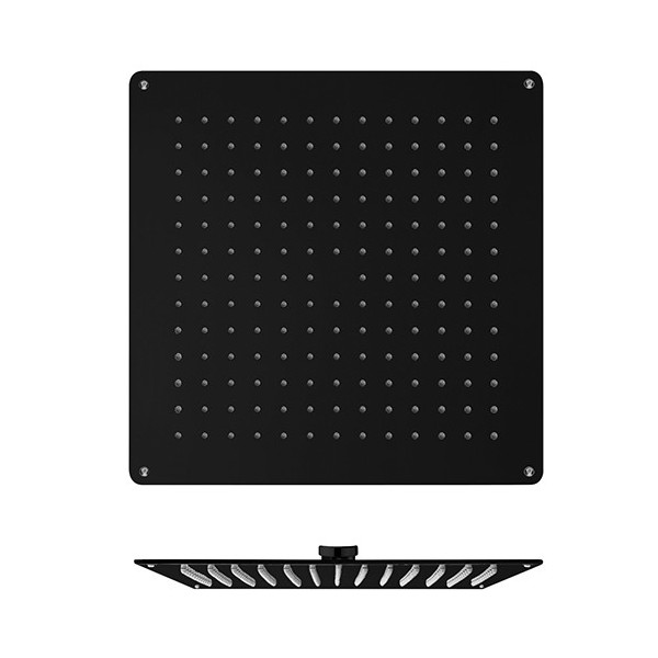 POMME DE DOUCHE SANDWICH PLAFOND CARRÉE BLACKMAT - CRISTINA ONDYNA PD36313