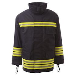 Portwest - Parka 3000 bleu marine spéciale incendie Bleu Marine Taille L - L bleu 5036108207848_0