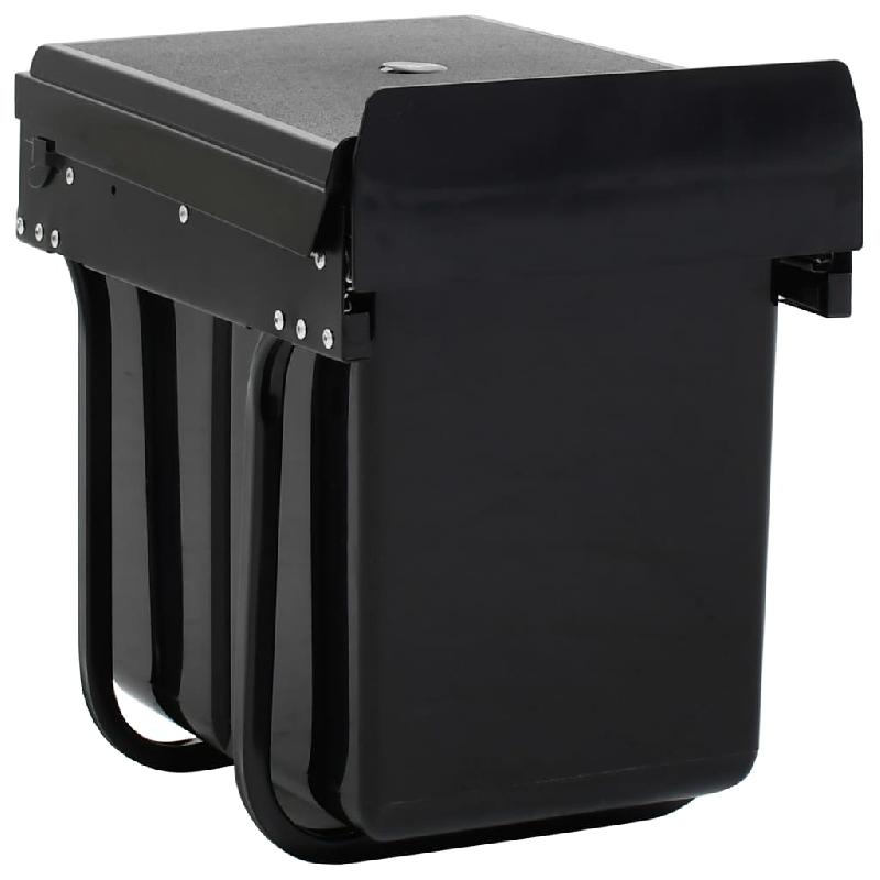 Poubelle amovible de cuisine - Fermeture en douceur - 20 litres - 02_0006082_0