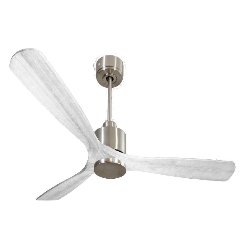 PURLINE Ventilateur de plafond Réversible  Thermostat Wifi Moteur à courant continu Toits en pente Télécommande Hypersilence Mémoire - argenté 8_0