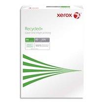 RAMETTE DE 500 FEUILLES A4 80G, PAPIER 100% RECYCLÉ BLANC RECYCLED+ 003R91912 CIE 85 - LOT DE 5