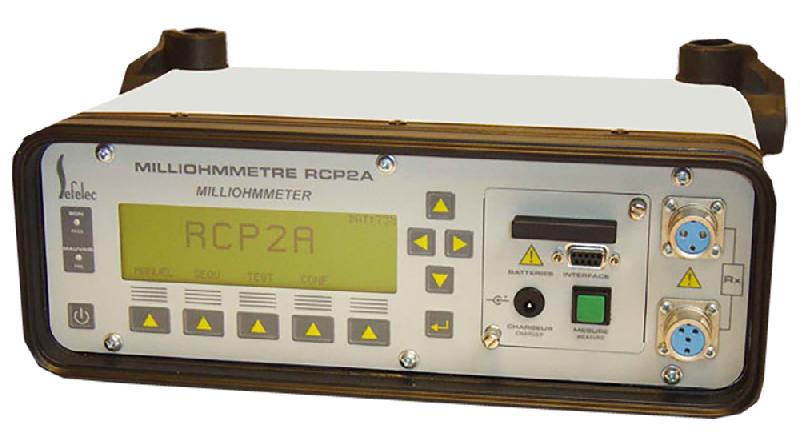 RCP2A - Milliohmmètre numérique portable Sefelec Eaton - Mesures de métallisation norme AIR 2025_0