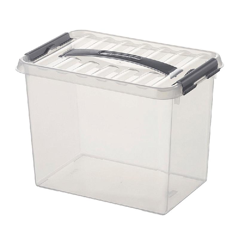 RÉCIPIENT TRANSPARENT AVEC COUVERCLE, 400 X 300 MM - 260 MM