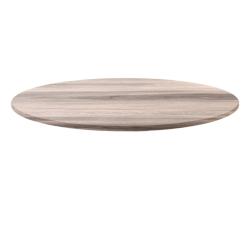 Restootab - Plateau Ø120 decor bois tages - marron Bois manufacturé PL-R120M-TAGES_0