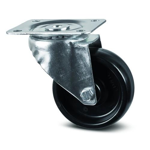ROULETTE PIVOTANTE - ACIER ZINGUÉ - PLATINE - Ø 100 MM - ALPHA TENTE