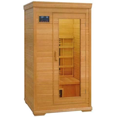 SAUNA INFRAROUGE 1 PLACE EN BOIS HEMLOCK