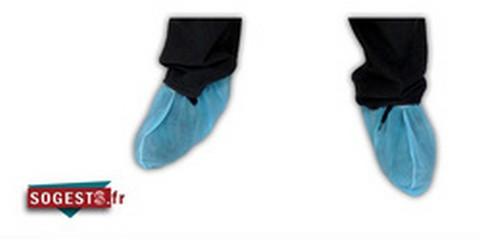 SUR-CHAUSSURES VISITEUR BLEU