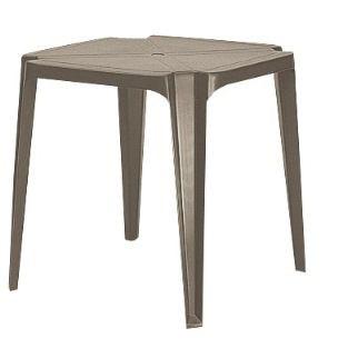 TABLE DE TERRASSE SUN TAUPE 70 X 70 CM