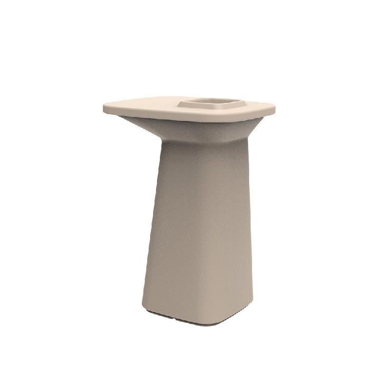 Table haute design in & out NOMA - écru_0