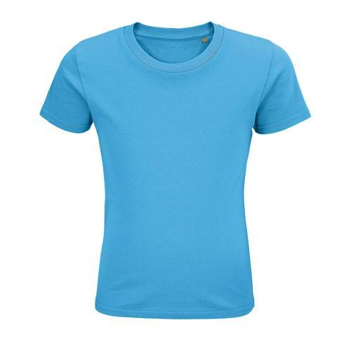 TEE-SHIRT PERSONNALISABLE ENFANT COTON ORGANIQUE BIO JERSEY 175 AQUA