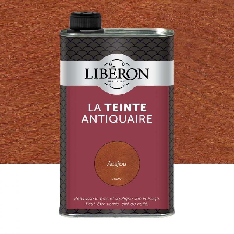 Teinte antiquaire bois durs Liberon - 0.5 l - Acajou - Pour toutes essences de bois_0