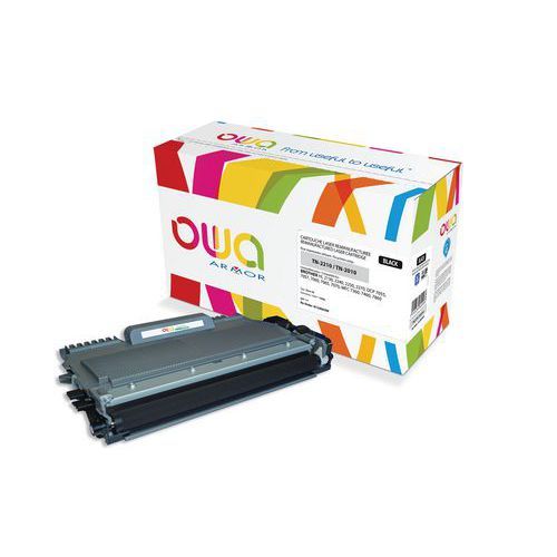 TONER CAPACITÉ STANDARD COMPATIBLE BROTHER TN2210 BLACK-OWA