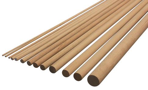 TOURILLON BOIS LISSE DIAMÈTRE 20MM 1M.LIN - LMC - TOU20
