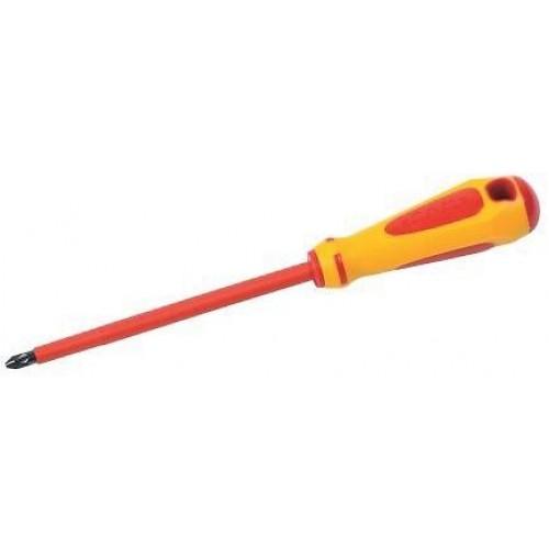 TOURNEVIS SAMSOFORCE POZIDRIV ISOLÉ 1000V - POUR ÉLECTRICIEN - PZ2 SAM OUTILLAGE