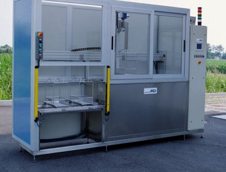 Unité complète de nettoyage multi-bains avec ultrasons - phases de rinçage, passivation et séchage_0