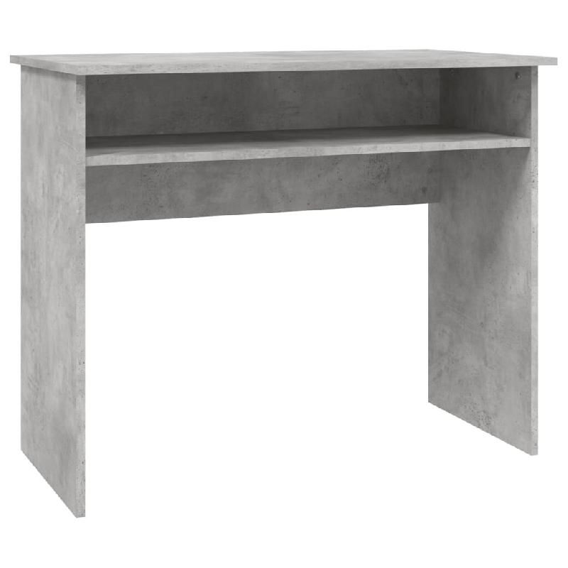 VidaXL Bureau Gris béton 90x50x74 cm Bois d'ingénierie Modèle Nova Premium - gris 801174_0