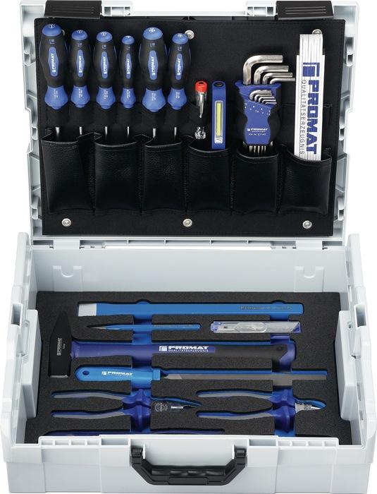 Werkzeugsortiment Universal 44-teilig grau L-Boxx PROMAT - Outils de qualité artisan et industriel_0