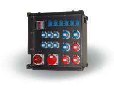 114-07-252 - Coffret de distribution empilable - Indu Electric avec socle de connexion CEE 63A 400V 5P_0