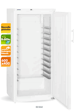 Armoire négative blanche pour boulangerie pâtisserie - 491L - Froid statique - Thermostat mécanique_0