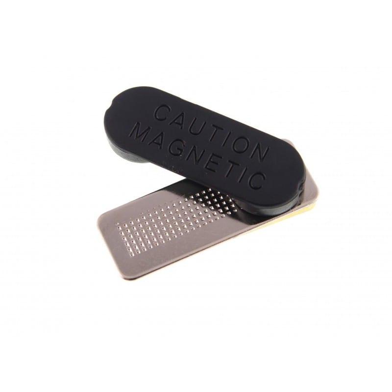 Barrette plastique aimantée - fixation adhésive rapide - lot de 100_0