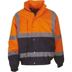 Blouson de travail bicolore haute visibilité YOKO - Orange/Marine - Taille XXL - Polyester - Référence 6933883209540_0