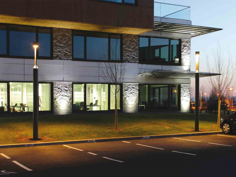 Colonne lumineuse d'éclairage public en aluminium - LED 26W/52W - Hauteur 1,1m à 4m - IP65_1