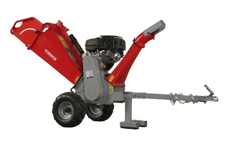 Broyeur de branches pro tractable thermique essence 15cv 420cc 120mm avec démarrage électrique Torros HHK122_0