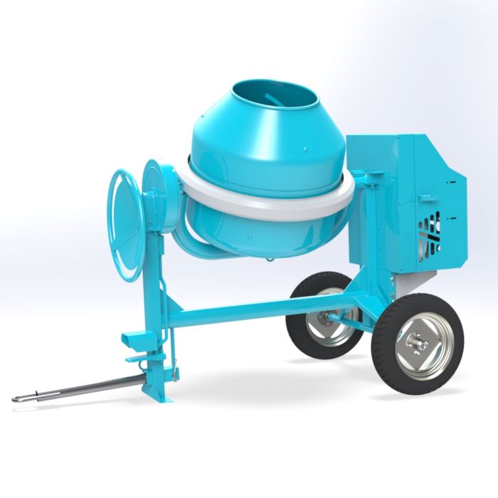 Bétonnières C 360 2rp - Omaer - capacité totale cuve 350 L - moteur diesel ou essence_0