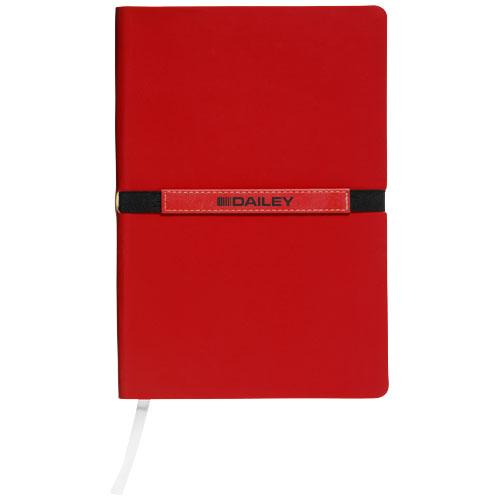 Carnet de note A5 Stretto - couverture couple - bande élastique et 96 feuilles lignées - pochette cadeau Journalbooks_0