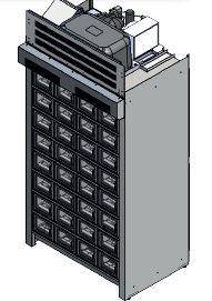 Casier froid inox 32 cases - Température de +0° à 18°C - Volume 17.5 L_0