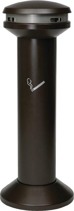 Cendrier sur pied D394xH1054 mm noir tôle acier RUBBERMAID_0