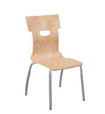 Chaise coque bois confort ast 4 pieds ø 25  t6_0