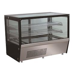 Chefgastro Vitrine réfrigérée 159L - noir inox CC3209_0