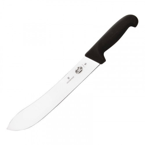 COUTEAU À VIANDE PROFESSIONNEL NOIR VICTORINOX - 25 CM