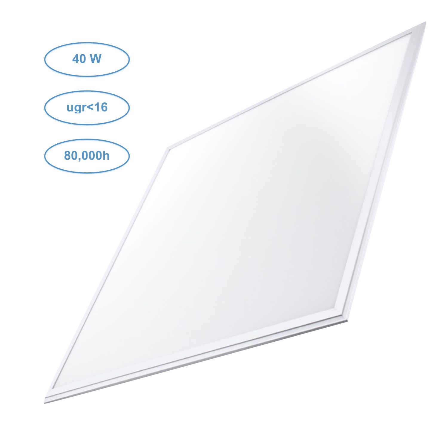 Dalle LED Micro Prismatique UGR <16 - 40W - 4200lm - 80,000h - 595x595mm_0