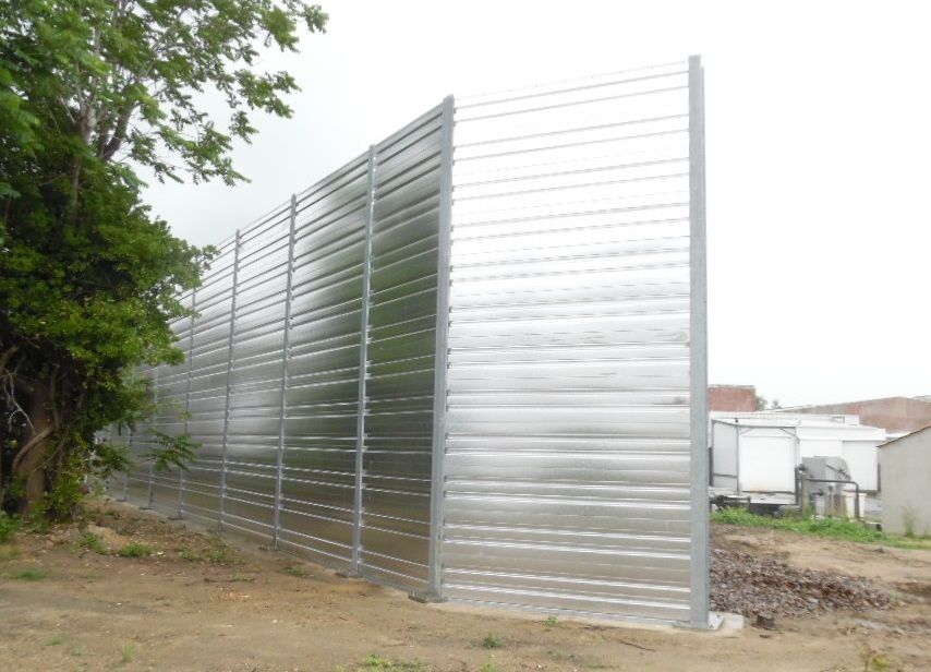 Écran anti-bruit extérieur industriel - Créacoustic - Réduction des nuisances sonores pour équipements non capotés_0