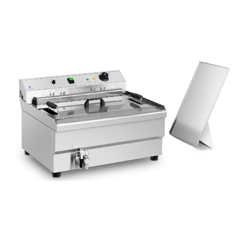Friteuse à beignets professionnelle - 30 litres - 9 000 W - Zone froide - 14_0001770_0
