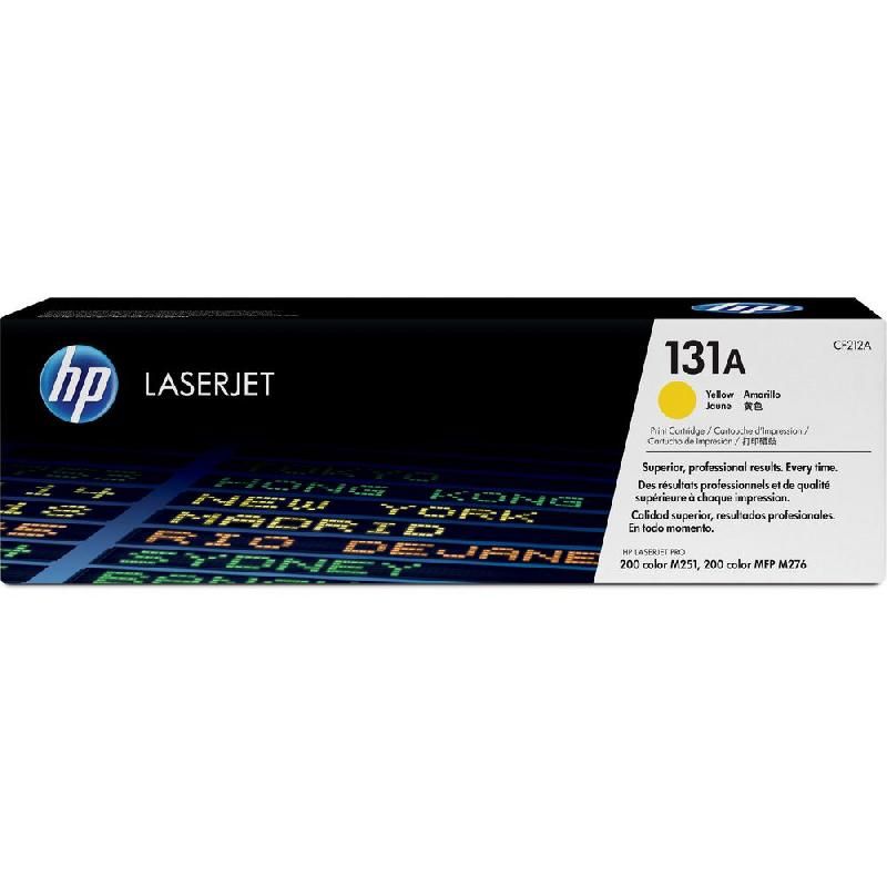 HEWLETT PACKARD TONER ORIGINAL 131A (CF212A) - COULEUR: JAUNE