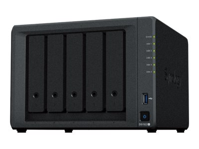 NAS Synology DS1522+ DiskStation - Serveur NAS 5 baies SATA 6Gb/s, RAID, RAM 8 Go, Gigabit Ethernet - Réf: DS1522+_0