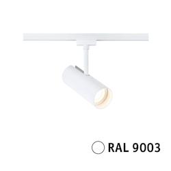 Paulmann URail Spot sur rail LED Theron Spot individuel  1020lm 11W 3000K gradable 230V Blanc signal 95695 - blanc plastique 95695_0
