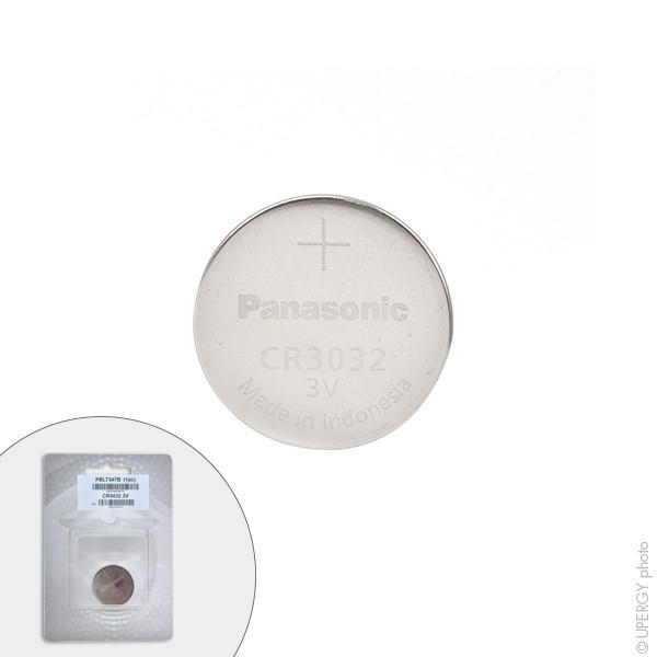 PILE BOUTON LITHIUM BLISTER CR3032 PANASONIC 3V 500MAH_0