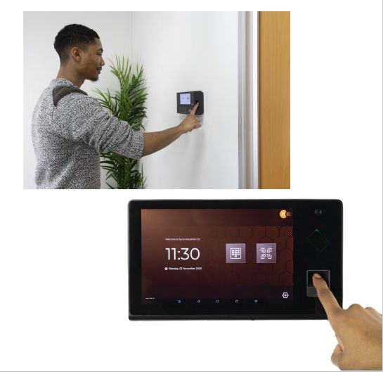 Pointeuse biométrique pour une variété d'applications de gestion des effectifs - synergy 10_0