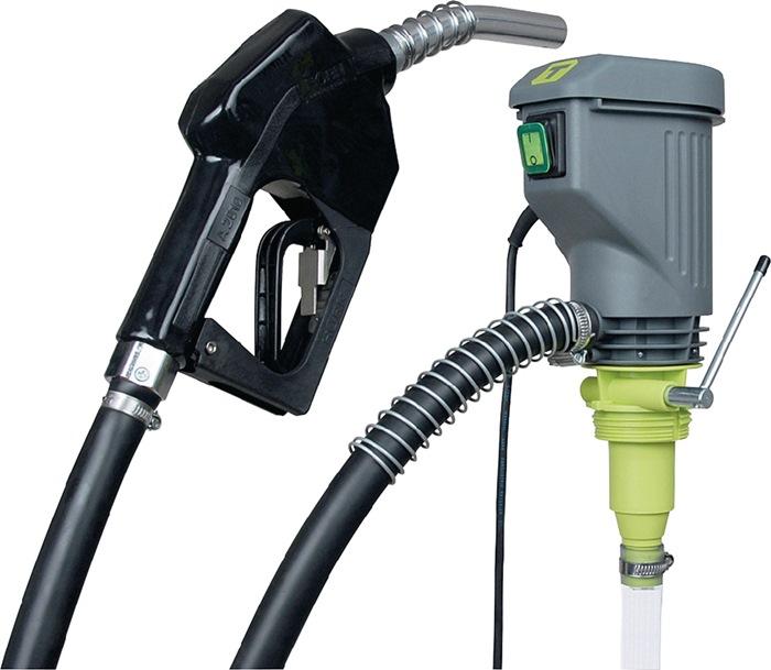 Pompe électrique Hornet W 40 TECALEMIT - 32 l/min - 230 V 50 Hz - Enfoncement 1600 mm - Vanne de prélèvement automatique pour gasoil/fioul_0
