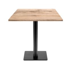 Restootab - Table 70x70cm - modèle Milan T tanin naturel - marron TB-MIT-7070M-TAN.NAT_0